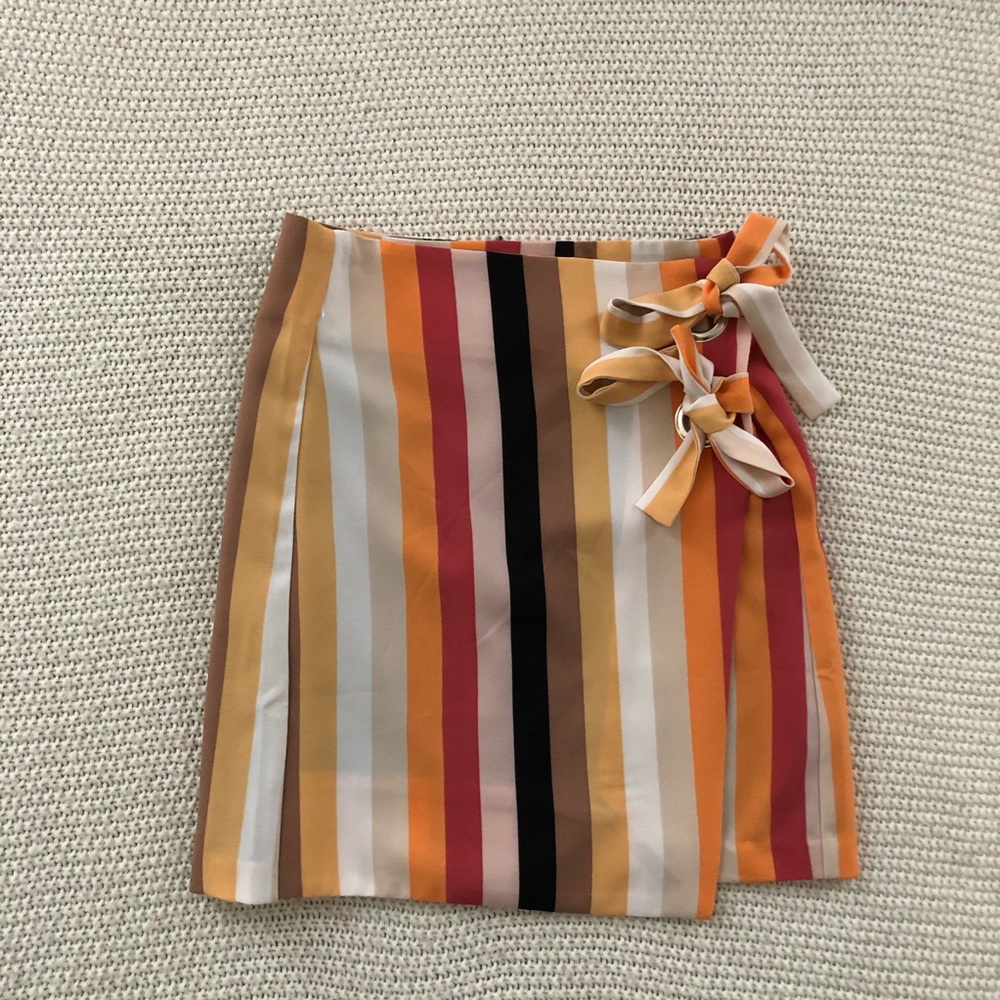 Urban Outfitters Grommet Tie Mini Skirt